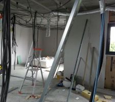 Ferrailage du plafond