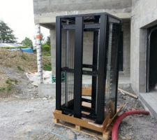 Installation réseau informatique
livraison de la baie de brassage