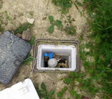 Tabouret eau avec isolation