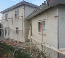 Enduit : premi&egrave;re couche