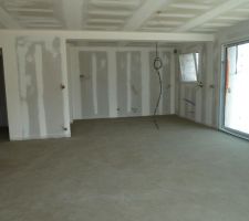 Pré-chape coulée !