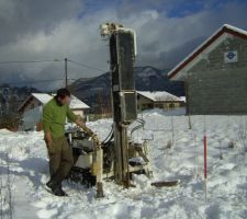 Le pénétromètre en action