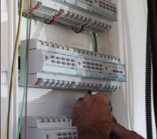 Réalisation du tableau domotique KNX HAGER