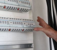 Réalisation du tableau domotique KNX HAGER