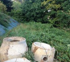 L'ouest du terrain ( surement la vue qui sera celle de la baie vitr&eacute; )