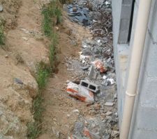 La propret&eacute; du chantier !!!