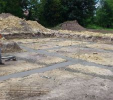 Coulage quasi fini, reste "que" 4m3! mon pote Brice tjs présent!!