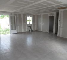 Salon, salle à manger et cuisine