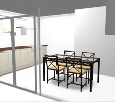 Premières esquisses de la cuisine avec le logiciel Ikea 3D (gratuit)