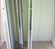 Conduit poêle dans chambre parental