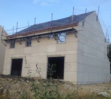 Vue arrière de la maison