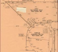Plan de notre terrain