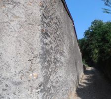 Façade coté chemein