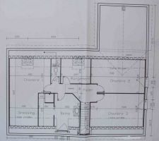 Plan du 1er étage (sous combles)