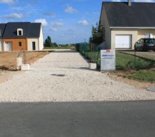 Remise en place du calcaire et début des piliers