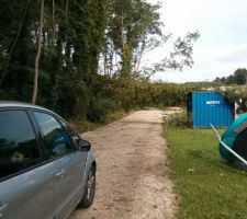 Suite au petit coup de vent dans la nuit de vendredi 26 juillet 2013 à samedi.