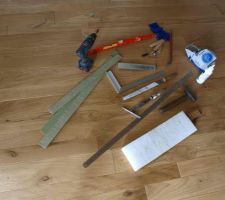 Le mat&eacute;riel pour la pose du plancher