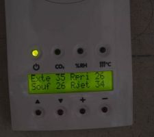Détail de la commande VMC