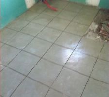 Carrelage de la sdb