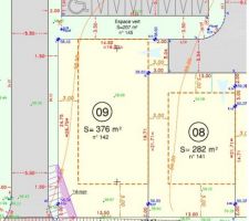 Plan du lot n&deg;9.