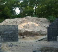 Vue 1ère porte de garage