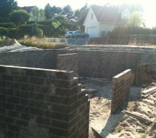 Sous-sol en cours de montage