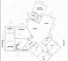 Ce plan va être légèrement modifié, la superficie perdra environ 1 m² mais rien de grave, le total reste de 138 m²!!!