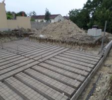 Poutrelles et hourdis / sous-sol garage