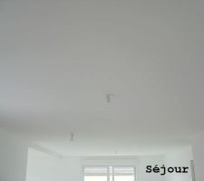 Peinture des plafonds (apr&egrave;s enduit)