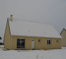 Notre maison sous la neige