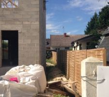 L'accès pour aller dans le jardin