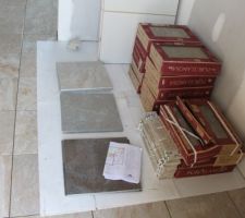 Reste de carreaux, plinthes et fa&iuml;ences pour lundi