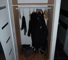 Creation d'un placard avec penderie