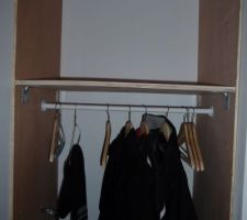 Creation d'un placard avec penderie