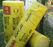 Réception des rouleux d'isolation