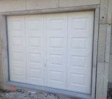 Prte de garage posée