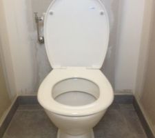 Nos WC, pas très satisfait du modèle...