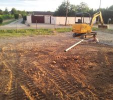 Applatissement de notre jardin