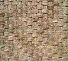 Jonc de mer damier fin