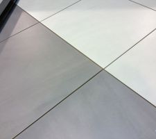 Choix du carrelage pi&egrave;ce principale (le gris)