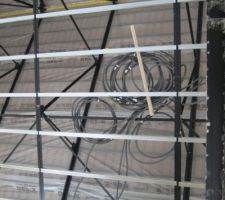 Vue de la tr&eacute;mie de la cage d'excalier