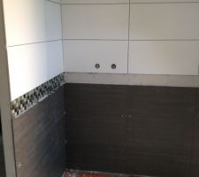 Carrelage mural salle d'eau parentale