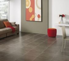 Nous avons enfin trouvé la couleur de notre carrelage: ce sera couleur moka!