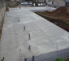 27/02/2013 : dalle coulée... On y croit....