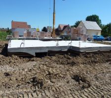 Remise en place des terres, après drainage périphérique