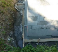 Cunette et accès vide sanitaire