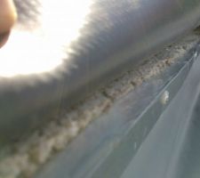 Détail finition sur acrotère