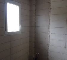 Emplacement de la future baignoire