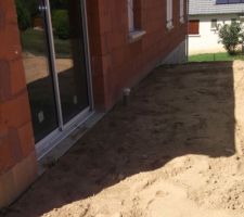 Derri&egrave;re de la maison