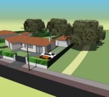 Vue d'ensemble  - Fait maison avec sketchup